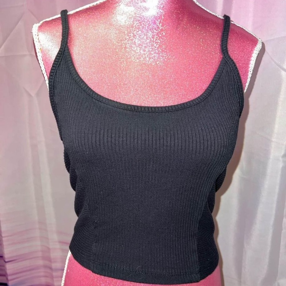black lined urban outfitters top